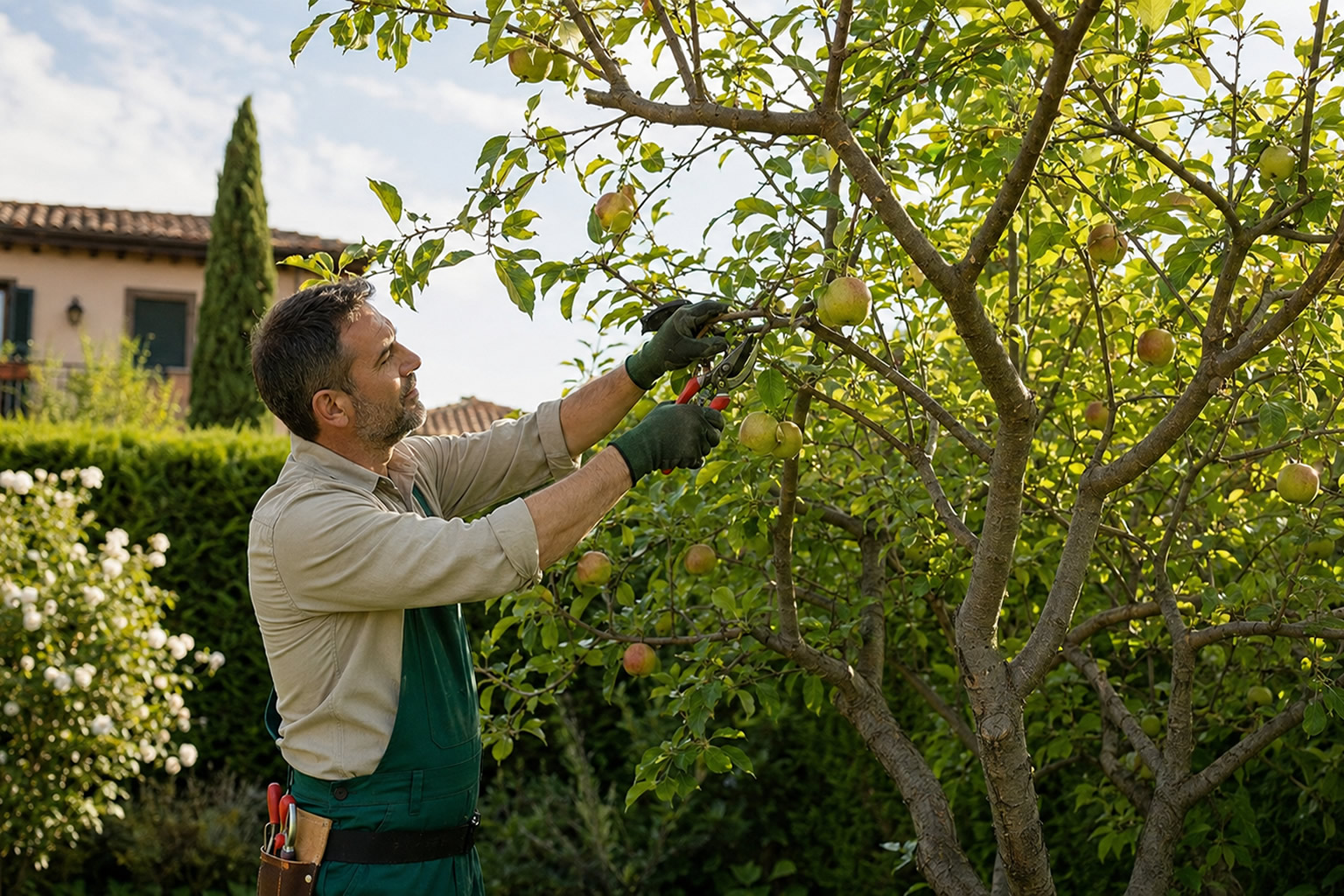 cuando podar arboles frutales jardin madrid