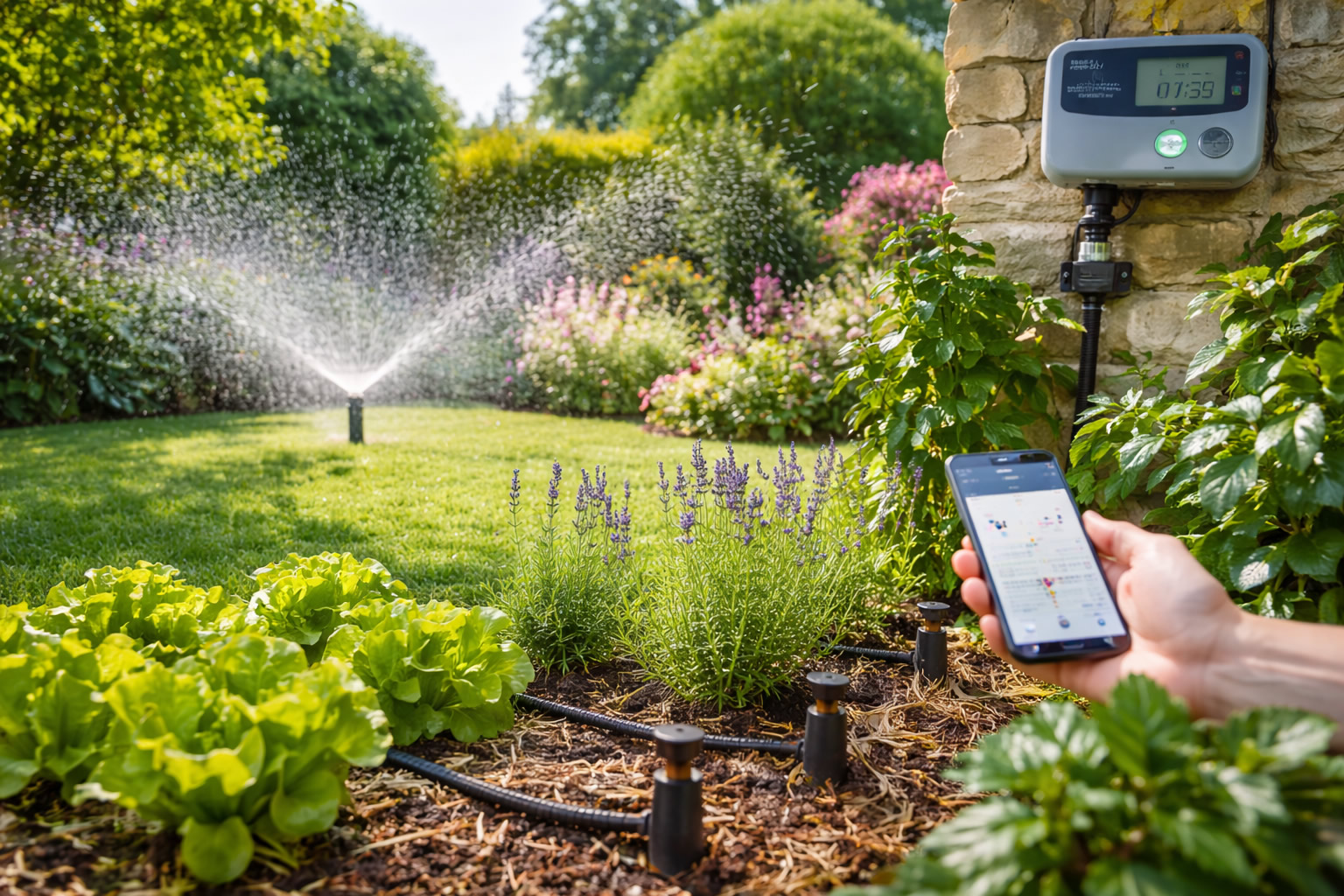 Riego inteligente en Madrid: la solución para jardines sostenibles